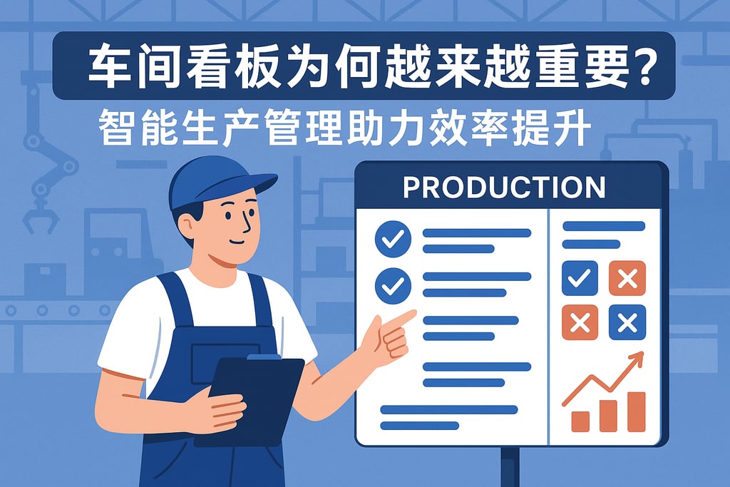 车间看板为何越来越重要？智能生产管理助力效率提升