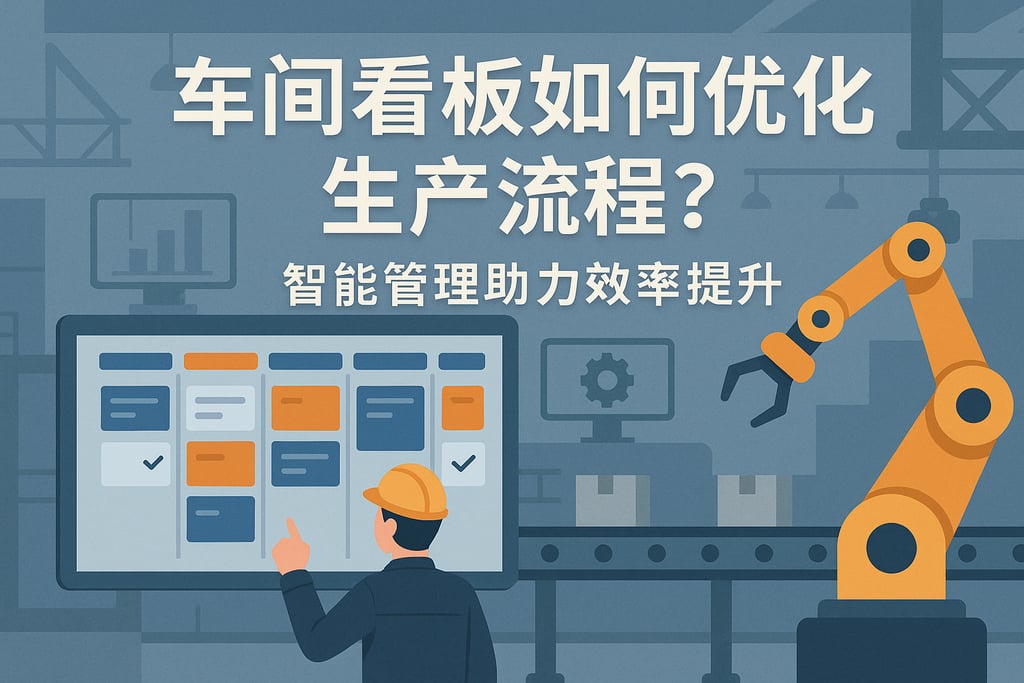 车间看板如何优化生产流程？智能管理助力效率提升