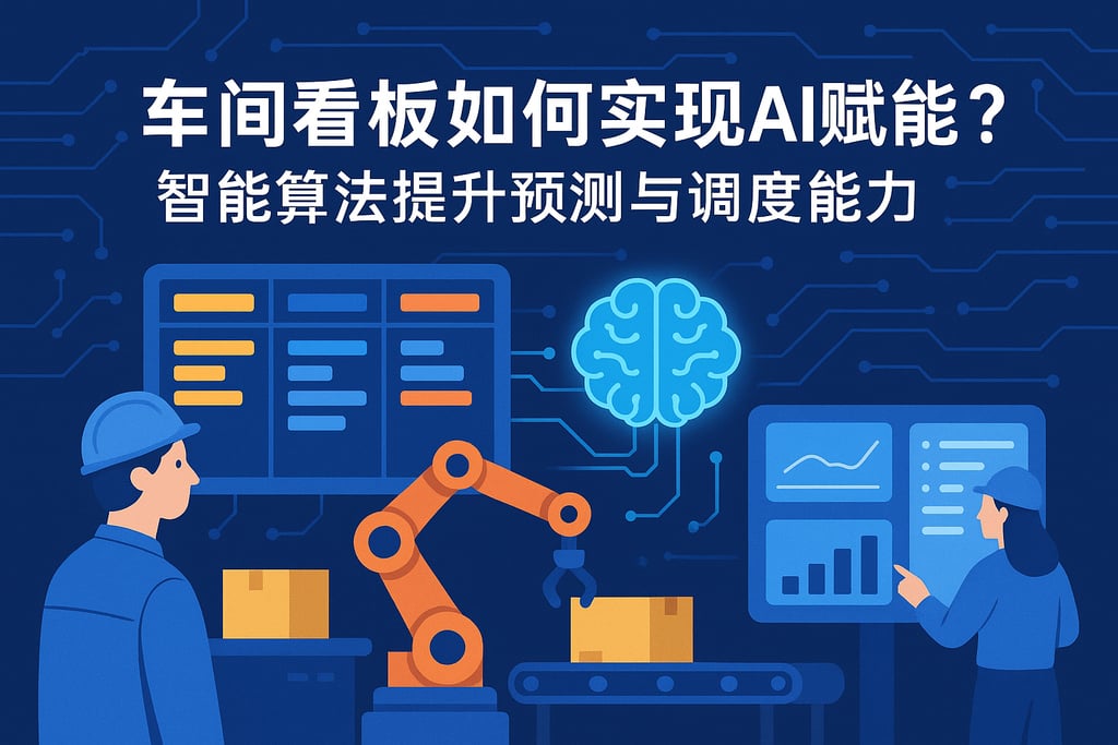 车间看板如何实现AI赋能？智能算法提升预测与调度能力