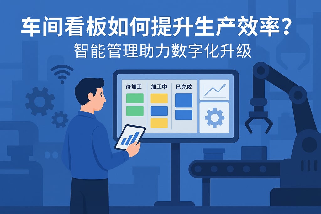 车间看板如何提升生产效率？智能管理助力数字化升级
