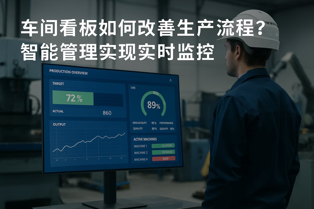 车间看板如何改善生产流程？智能管理实现实时监控