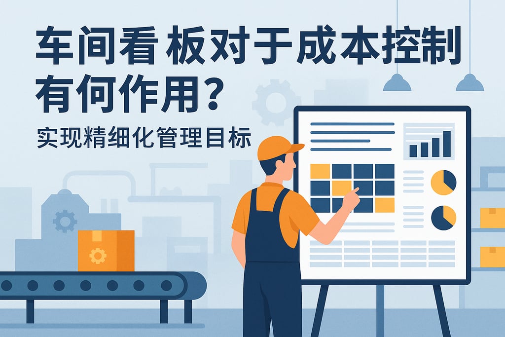 车间看板对于成本控制有何作用？实现精细化管理目标