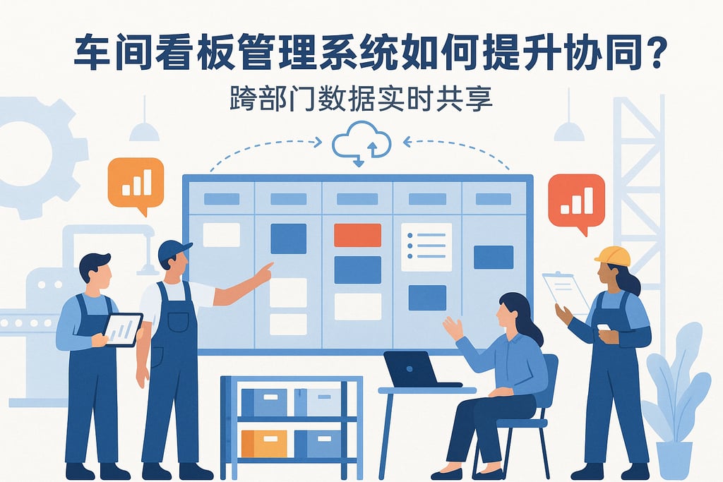 车间看板管理系统如何提升协同？跨部门数据实时共享