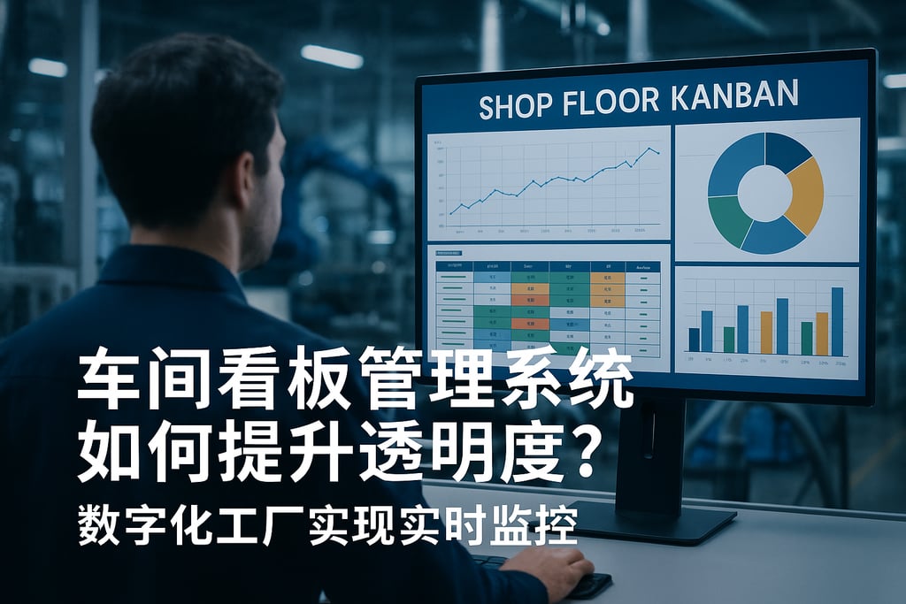 车间看板管理系统如何提升透明度？数字化工厂实现实时监控