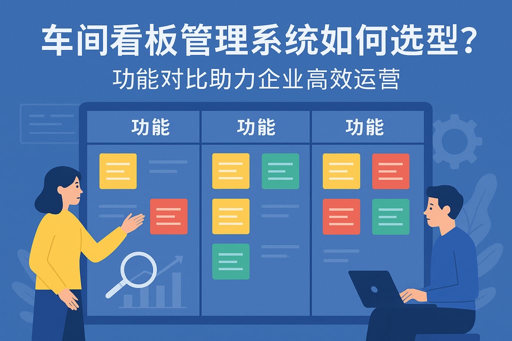 车间看板管理系统如何选型？功能对比助力企业高效运营