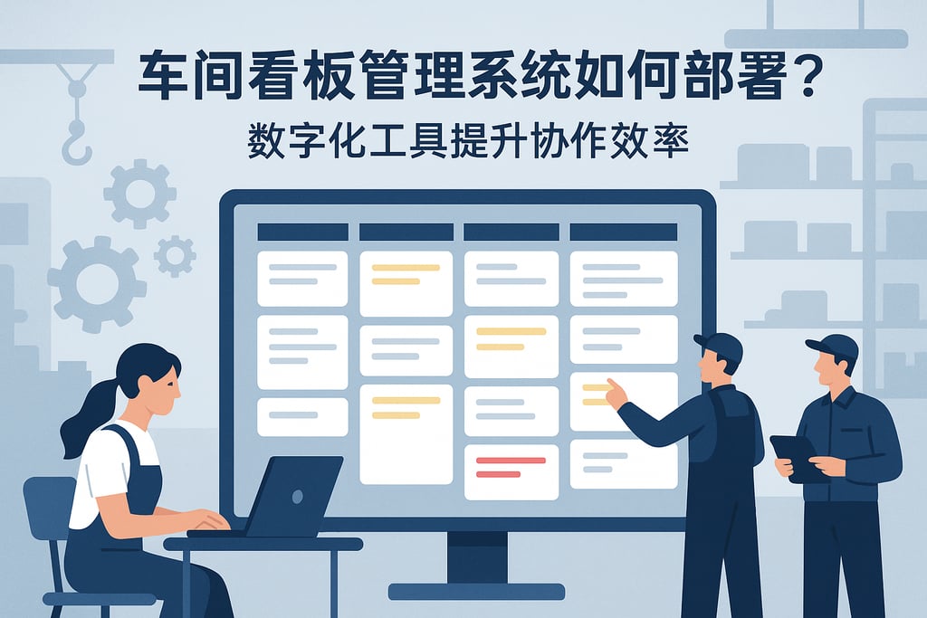 车间看板管理系统如何部署？数字化工具提升协作效率