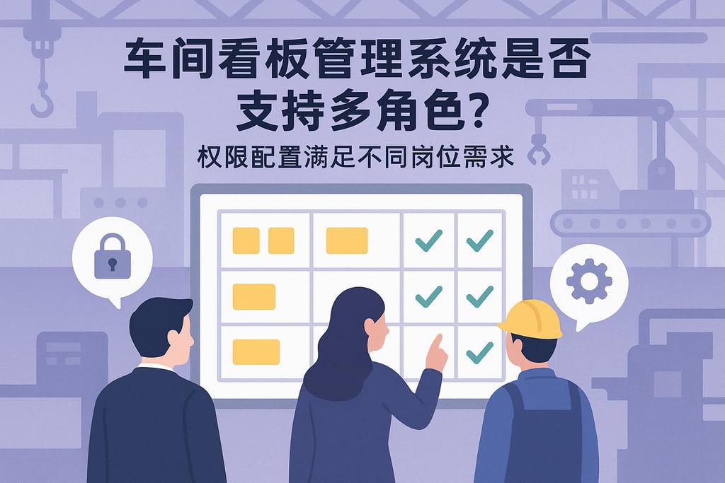 车间看板管理系统是否支持多角色？权限配置满足不同岗位需求