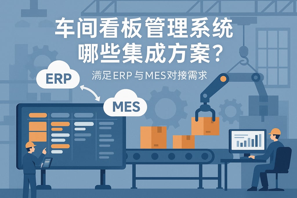车间看板管理系统有哪些集成方案？满足ERP与MES对接需求