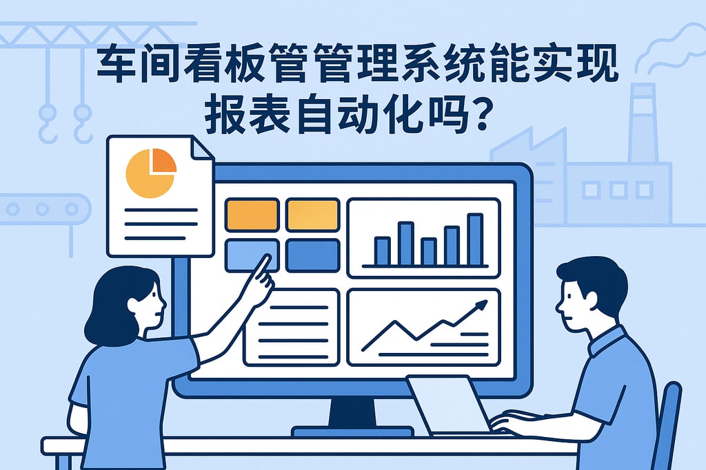 车间看板管理系统能实现报表自动化吗？数字化平台简化流程