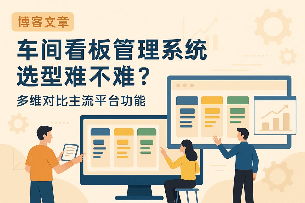 车间看板管理系统选型难不难？多维对比主流平台功能