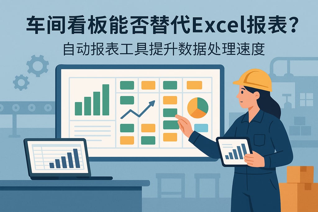 车间看板能否替代Excel报表？自动报表工具提升数据处理速度