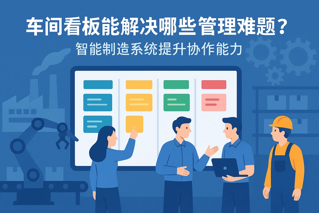 车间看板能解决哪些管理难题？智能制造系统提升协作能力