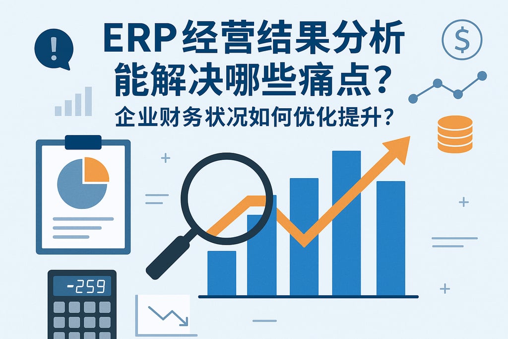 ERP经营结果分析能解决哪些痛点？企业财务状况如何优化提升？