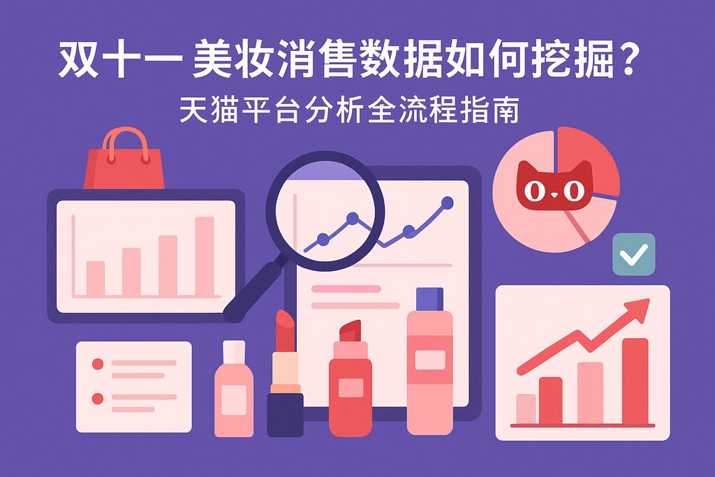 双十一美妆销售数据如何挖掘？天猫平台分析全流程指南