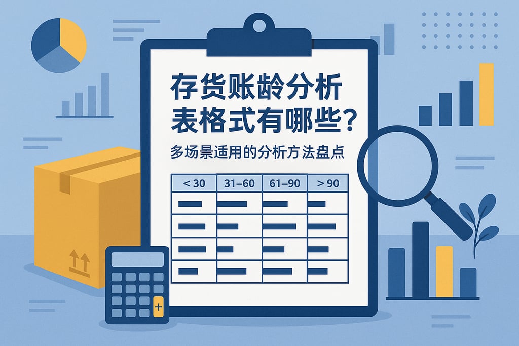 存货账龄分析表格式有哪些？多场景适用的分析方法盘点