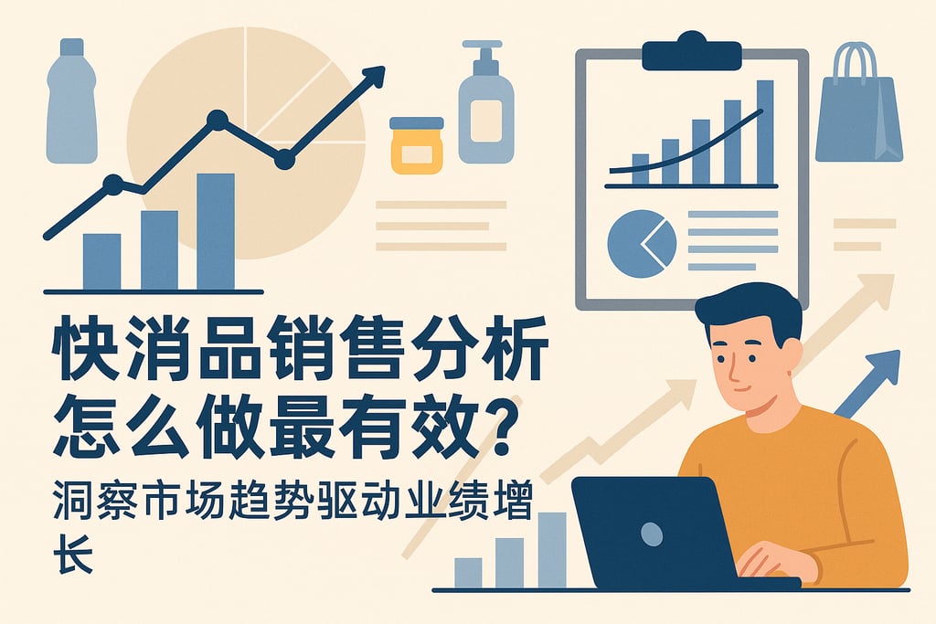 快消品销售分析怎么做最有效？洞察市场趋势驱动业绩增长