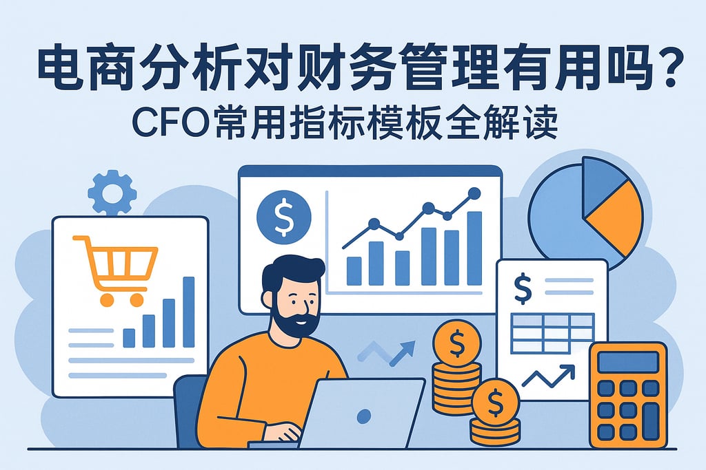 电商分析对财务管理有用吗？CFO常用指标模板全解读