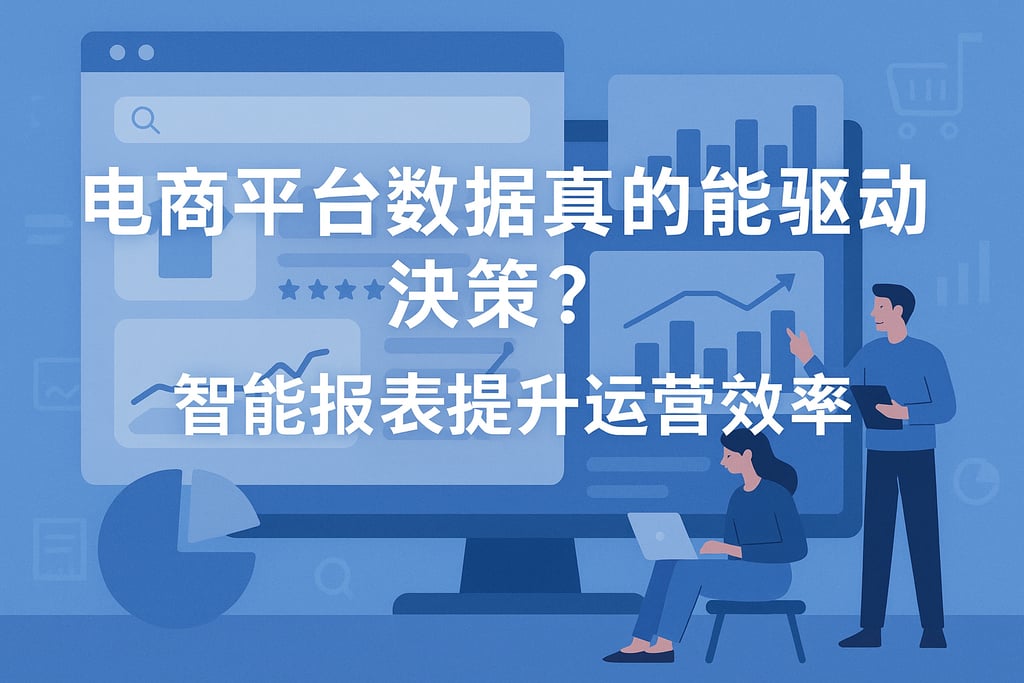 电商平台数据真的能驱动决策？智能报表提升运营效率
