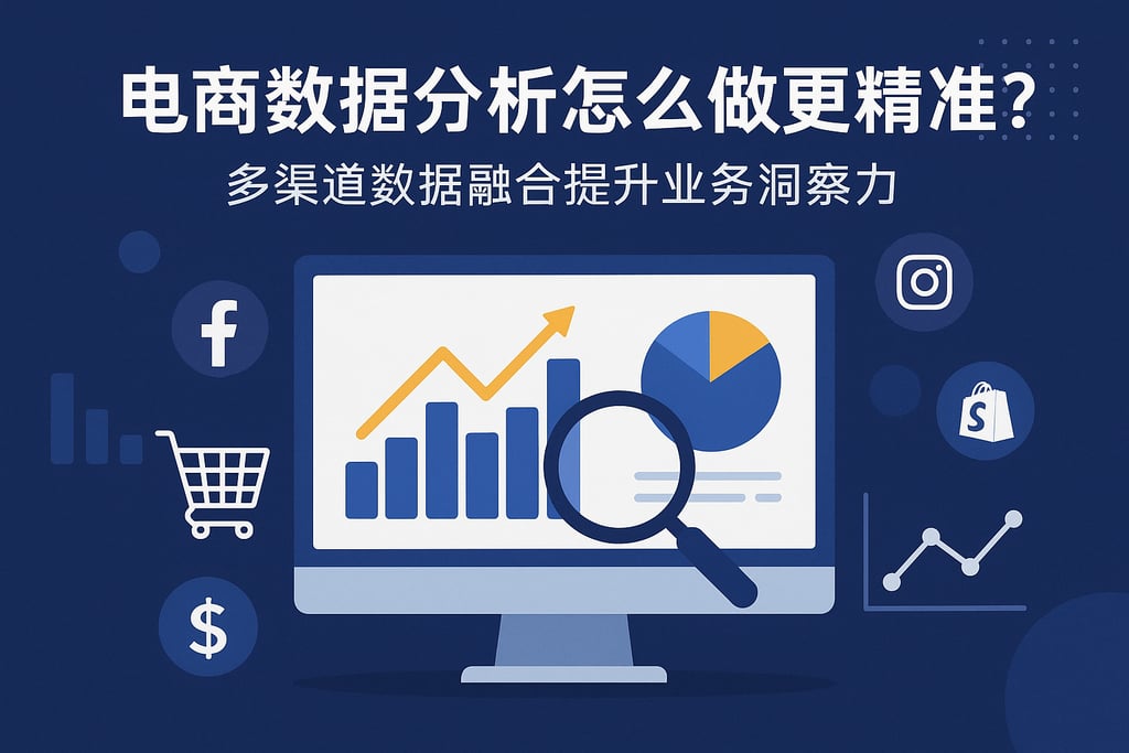 电商数据分析怎么做更精准？多渠道数据融合提升业务洞察力