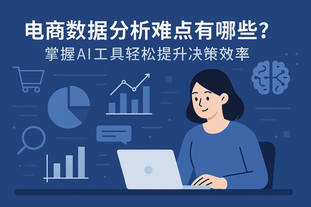 电子商务数据分析难点有哪些？掌握AI工具轻松提升决策效率