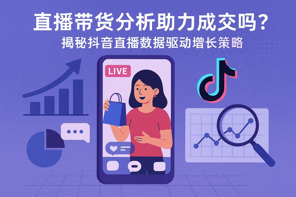 直播带货分析助力成交吗？揭秘抖音直播数据驱动增长策略