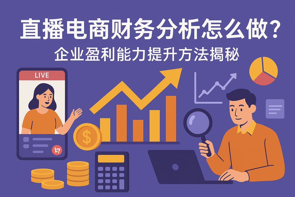 直播电商财务分析怎么做？企业盈利能力提升方法揭秘