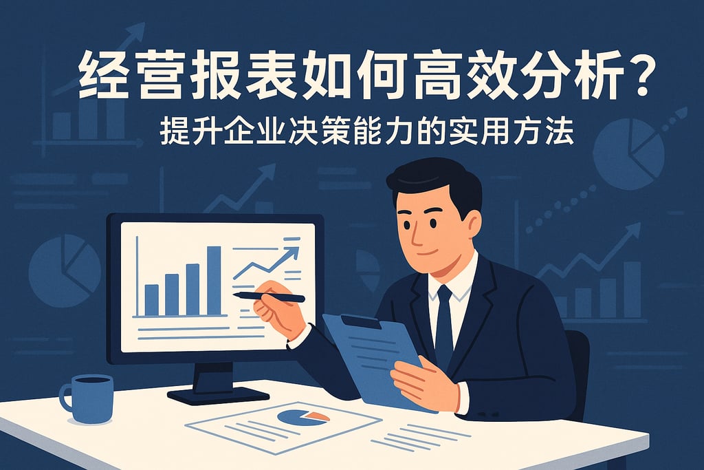经营报表如何高效分析？提升企业决策能力的实用方法