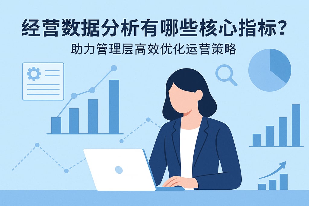 经营数据分析有哪些核心指标？助力管理层高效优化运营策略