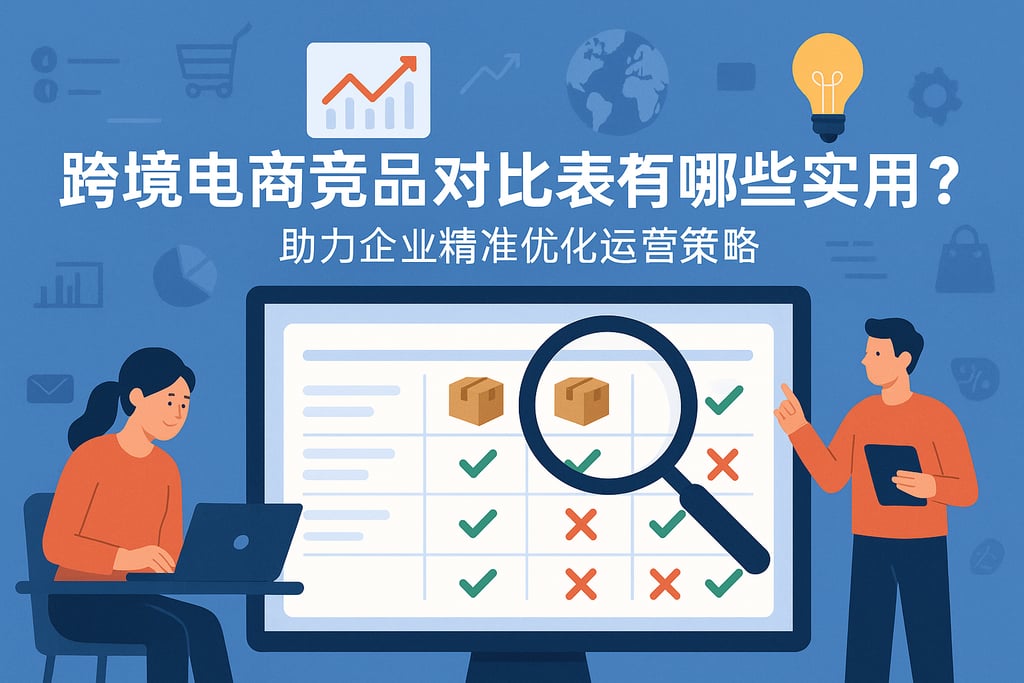 跨境电商竞品对比表有哪些实用工具？助力企业精准优化运营策略