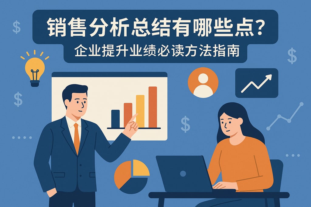 销售分析总结有哪些关键点？企业提升业绩必读方法指南