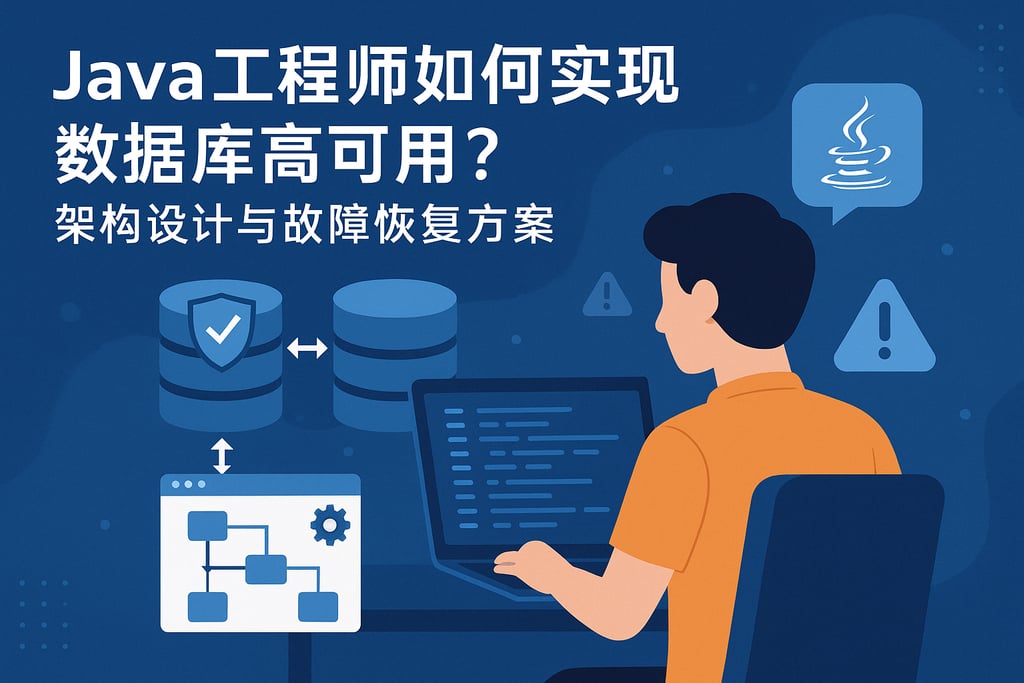 java工程师如何实现数据库高可用？架构设计与故障恢复方案