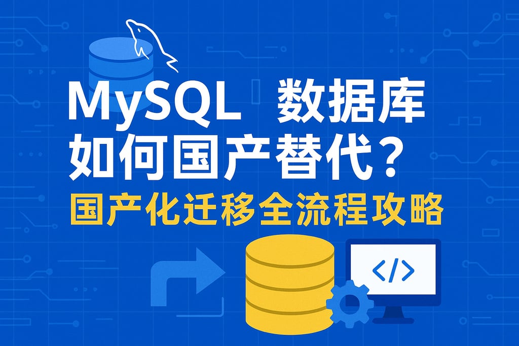 mysql数据库如何国产替代？国产化迁移全流程攻略