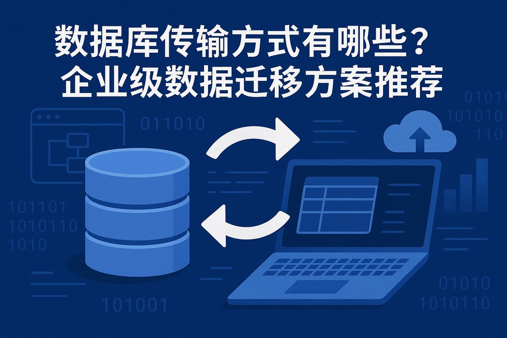 数据库传输方式有哪些？企业级数据迁移方案推荐