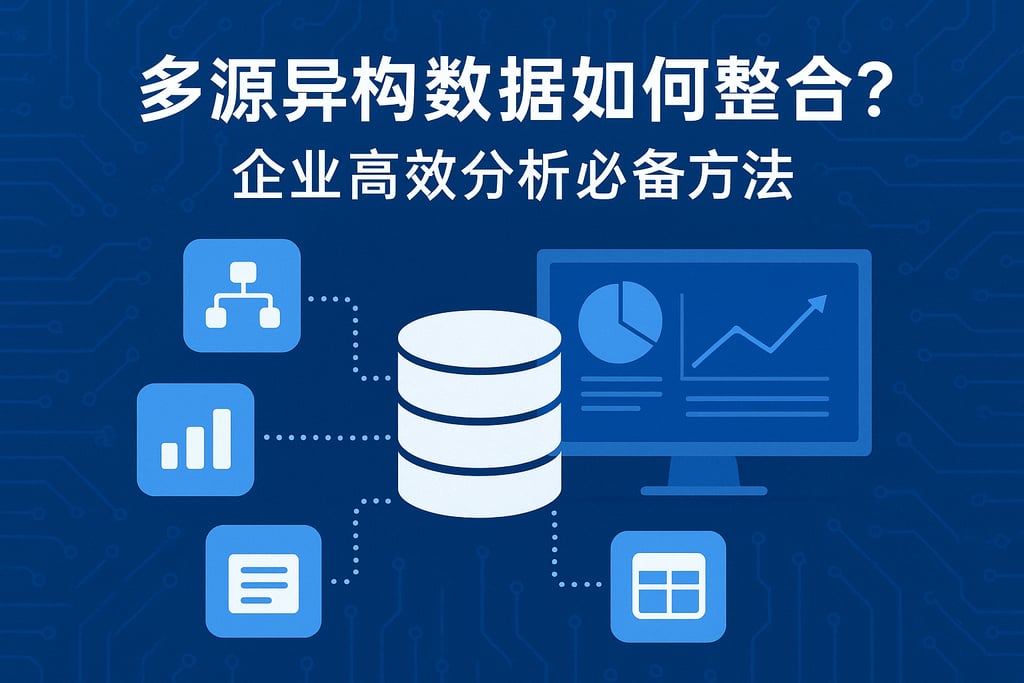 多源异构数据如何整合？企业高效分析必备方法-帆软企业数字化知识百科