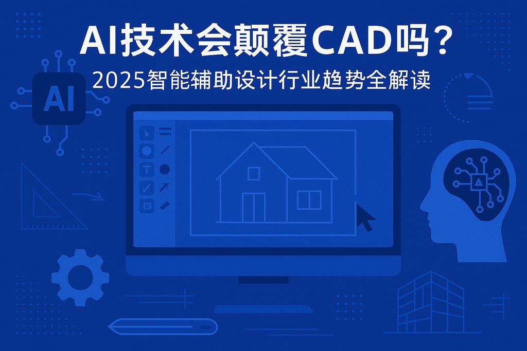 AI技术会颠覆CAD吗？2025智能辅助设计行业趋势全解读