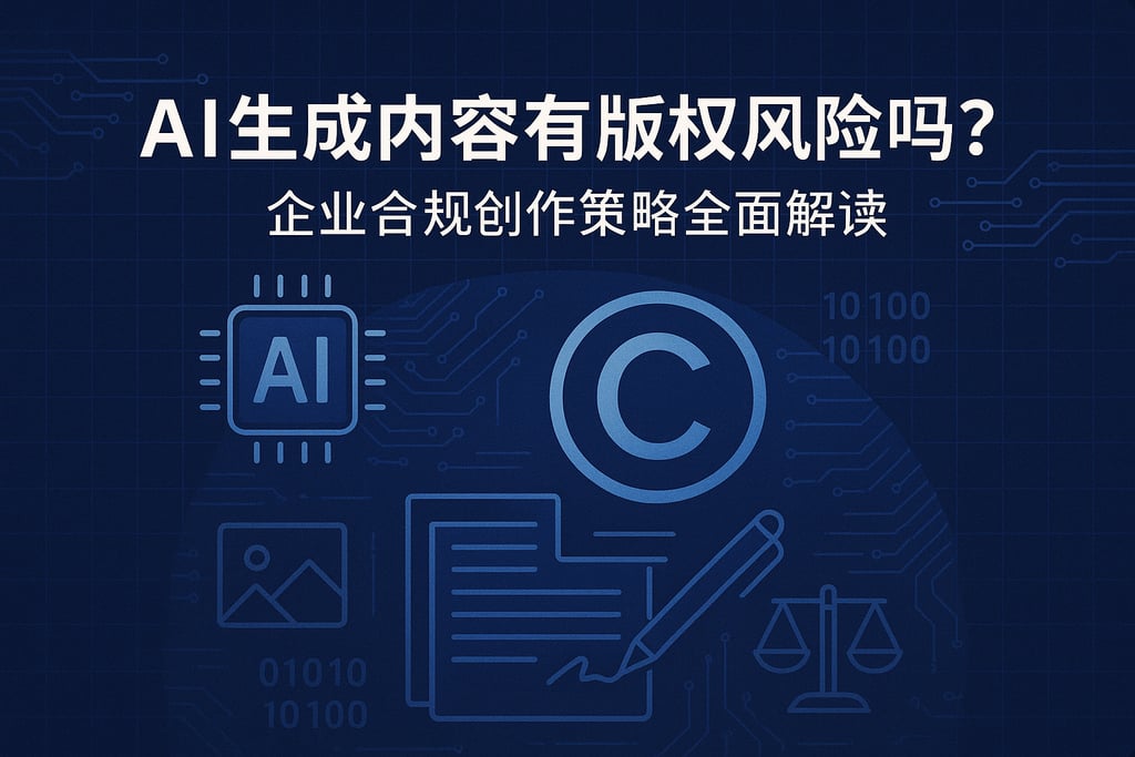 AI生成内容有版权风险吗？企业合规创作策略全面解读