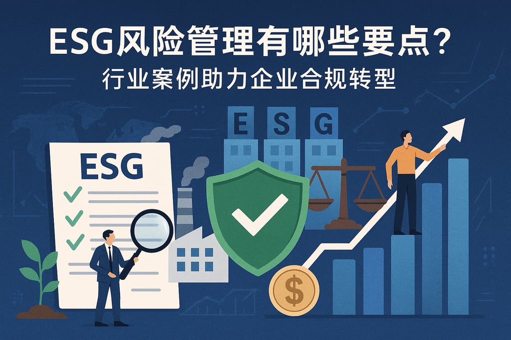 ESG风险管理有哪些要点？行业案例助力企业合规转型