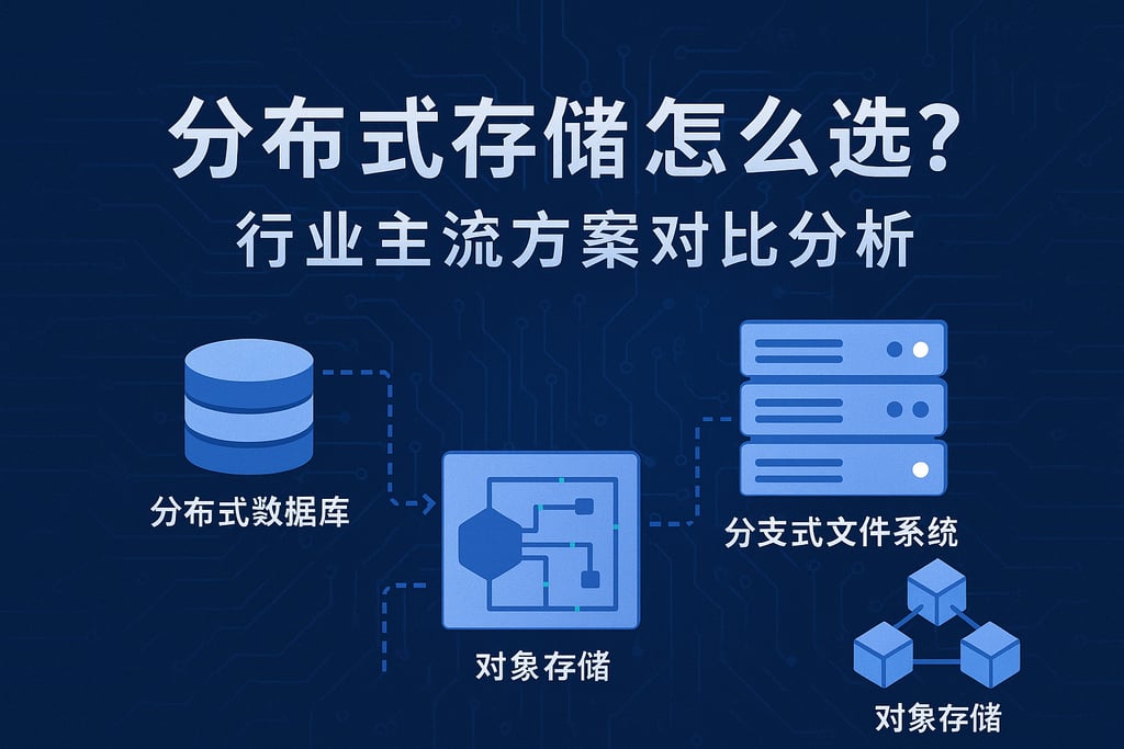 分布式存储怎么选？行业主流方案对比分析