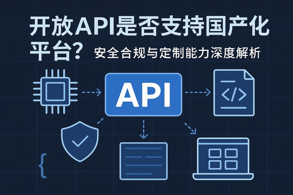 开放API是否支持国产化平台？安全合规与定制能力深度解析