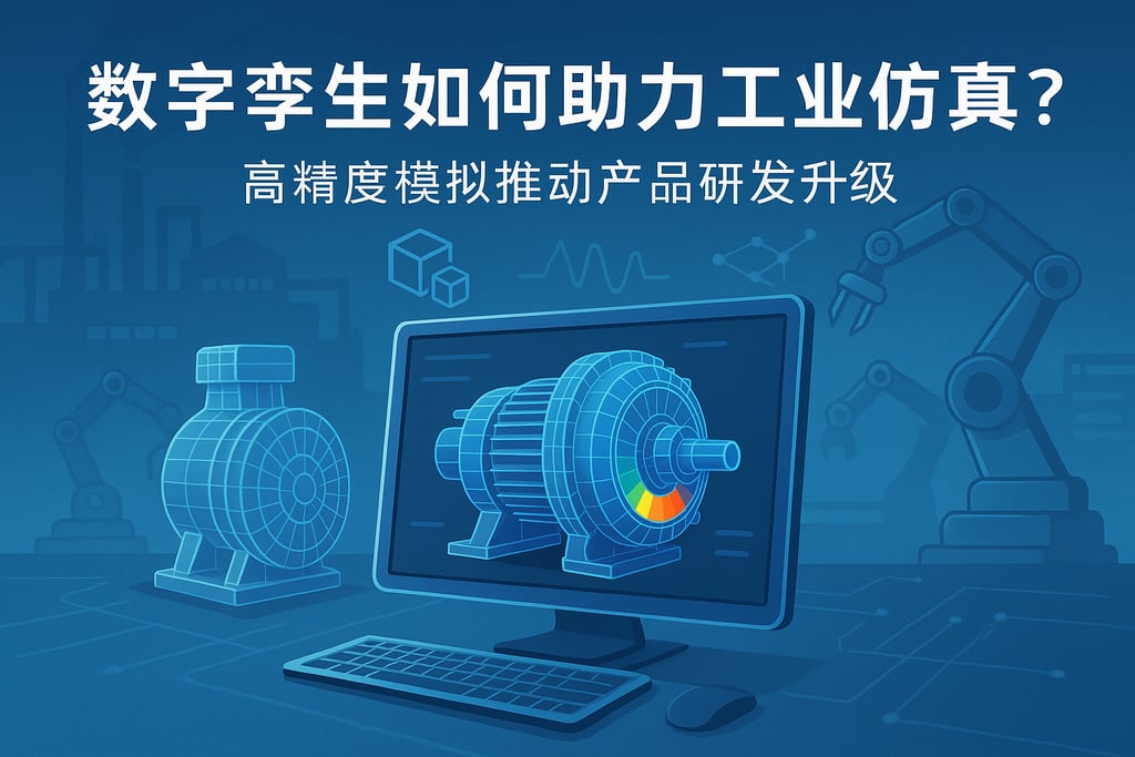 数字孪生如何助力工业仿真？高精度模拟推动产品研发升级