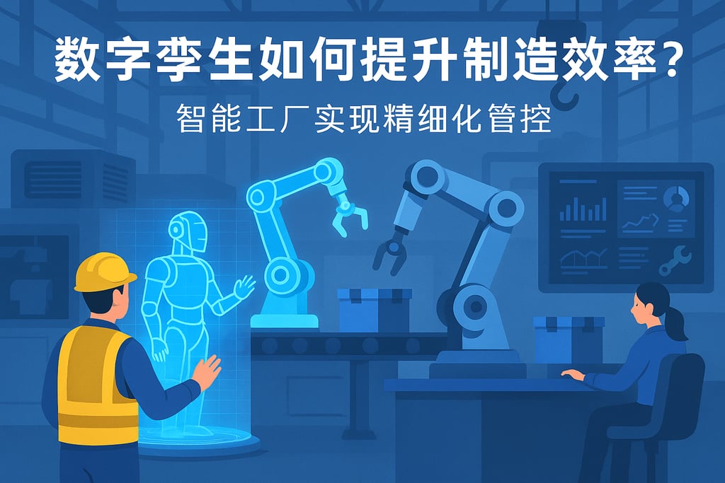 数字孪生如何提升制造效率？智能工厂实现精细化管控