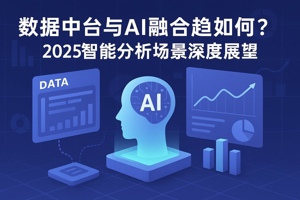 数据中台与AI融合趋势如何？2025智能分析场景深度展望