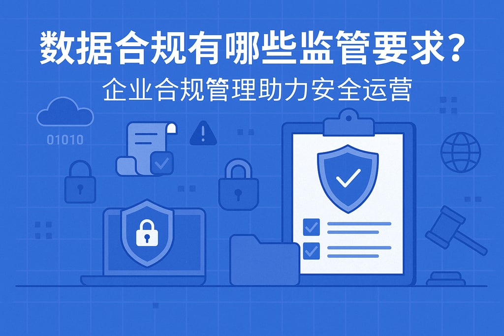 数据合规有哪些监管要求？企业合规管理助力安全运营