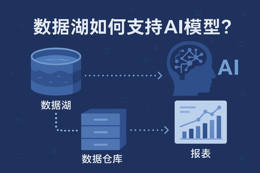 数据湖如何支持AI模型训练？数据仓库在精准报表中作用突出
