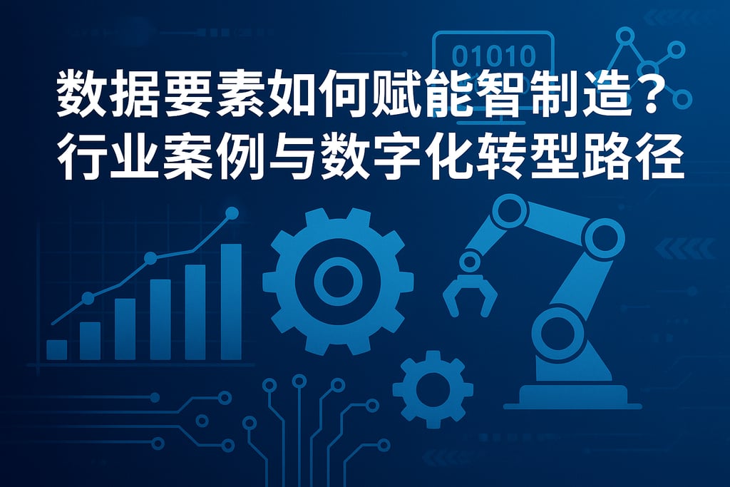 数据要素如何赋能智能制造？行业案例与数字化转型路径