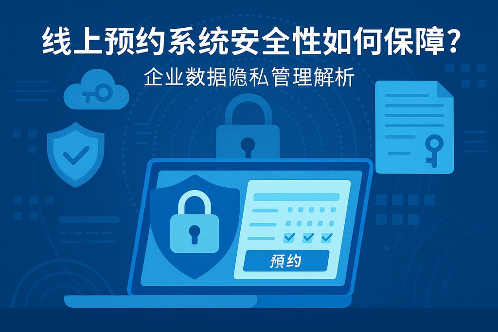 线上预约系统安全性如何保障？企业数据隐私管理解析