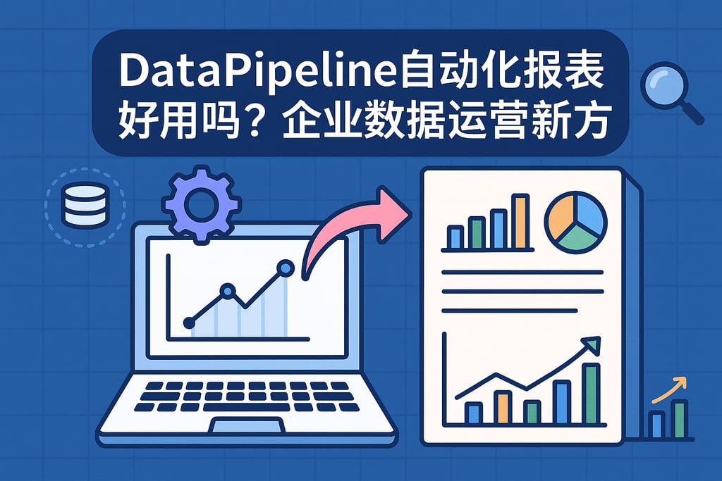 DataPipeline自动化报表好用吗？企业数据运营新方案
