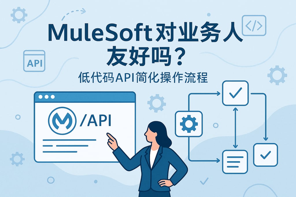 mulesoft对业务人员友好吗？低代码API简化操作流程