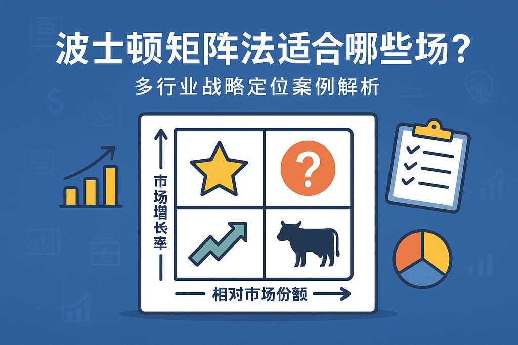 波士顿矩阵法适合哪些场景？多行业战略定位案例解析