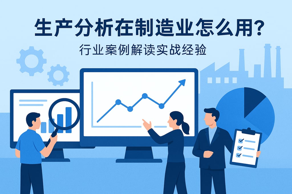 生产分析在制造业怎么用？行业案例解读实战经验